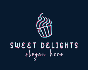 Cupcake - Cupcake Glitch logo design