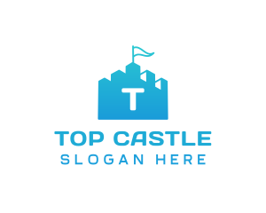 Castle Flag Tower logo design