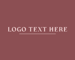 Serif - Elegant Serif Boutique logo design