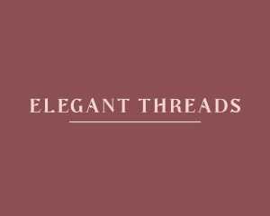 Elegant Serif Boutique logo design