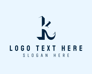 Creative Photo Studio Letter K logo design