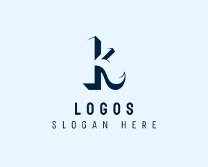 Creative Photo Studio Letter K Logo