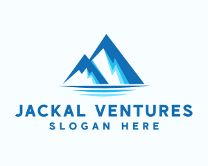 Blue Ice Mountain logo design