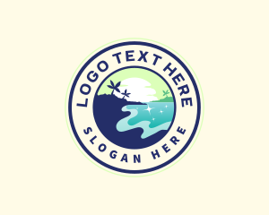 See - Travel Beach Vacation logo design