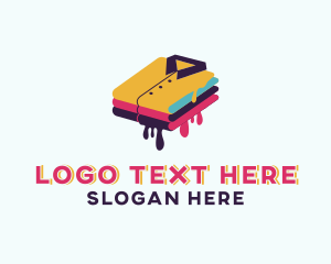 Silk Screen - Shirt Ink Drip logo design