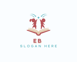 Bookstore - Kindergarten Kids Learning logo design