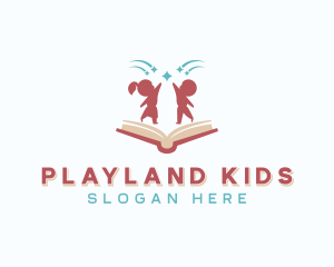 Kindergarten Kids Learning  logo design