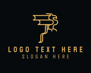 Luxe - Gold Business Phoenix logo design