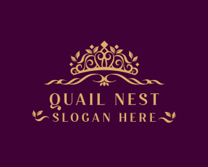 Royal Luxury Queen Crown logo design