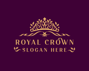 Royal Luxury Queen Crown logo design