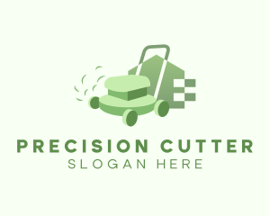 Lawn Mower Landscape logo design