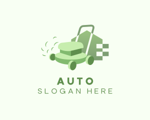 Lawn Mower Landscape logo design