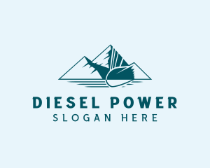 Diesel - Mountain Excavation Mining logo design