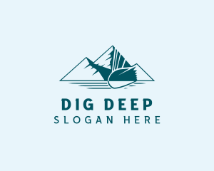 Mountain Excavation Mining logo design