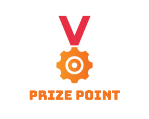 Prize - Mechanical Gear Medal logo design