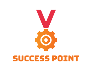 Achievement - Mechanical Gear Medal logo design