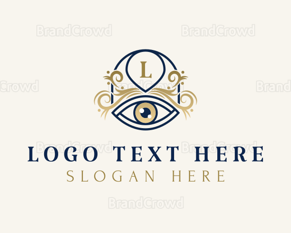 Mystic Fortune Telling Eye Logo