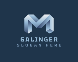 Generic 3D Letter M Logo