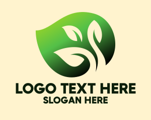 Farmer - Eco Leaf Company logo design