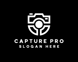 Dslr - Abstract Camera Photography logo design