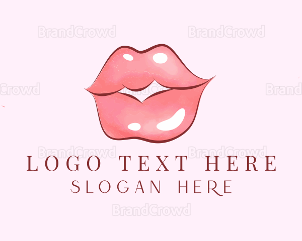 Beauty Makeup Lips Logo