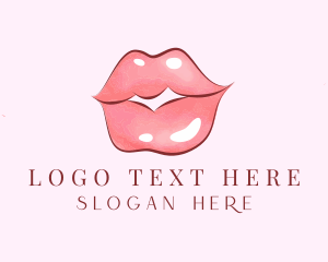 Beauty Makeup Lips Logo