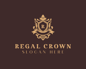 Regal Monarch Shield logo design