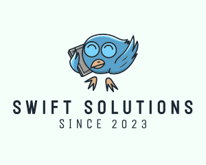 Swift - Happy Bird Call logo design
