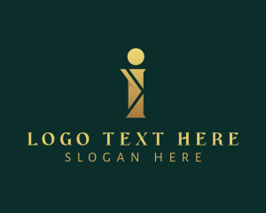 Law Firm - Golden Legal Publishing Firm logo design