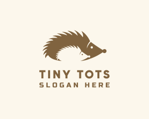 Baby - Hedgehog Baby Hoglet logo design