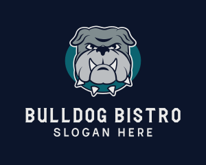 Angry K9 Bulldog logo design