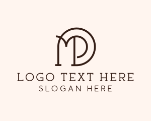 Letter Dm - Simple Architecture Business logo design