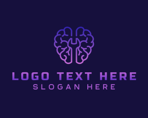 Ai - Brain Technology Maintenance logo design