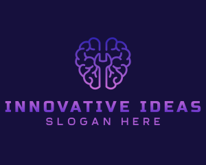 Brain Technology Maintenance logo design