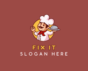 Chef Restaurant Cooking logo design