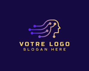 Programming - Digital Female Technology logo design