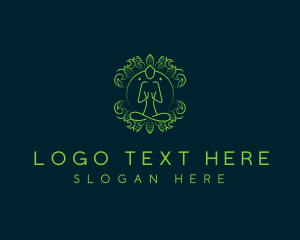 Lifestyle - Yoga Wellness Nature logo design