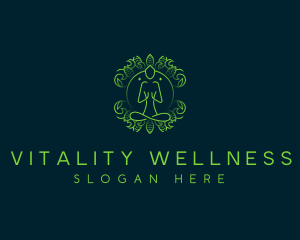 Yoga Wellness Nature logo design