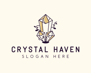 Luxe Crystal Souvenir logo design