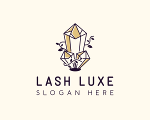 Luxe Crystal Souvenir logo design