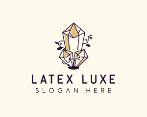 Luxe Crystal Souvenir logo design