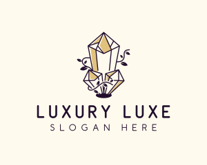 Luxe Crystal Souvenir logo design