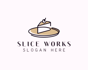 Slice - Cake Slice Dessert logo design