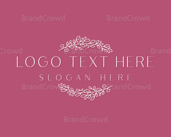 Floral Wedding Stylist Logo