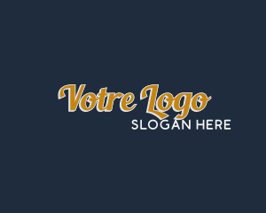 Quirky Cursive Wordmark Logo