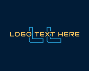 Neon - Cyber Stencil Technology logo design