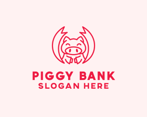 Pig Martial Arts logo design