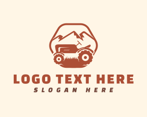 Agricultural - Tractor Farm Vehicle logo design