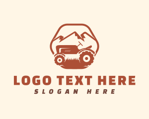 Tractor Farm Vehicle Logo