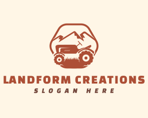 Landform - Tractor Farm Vehicle logo design